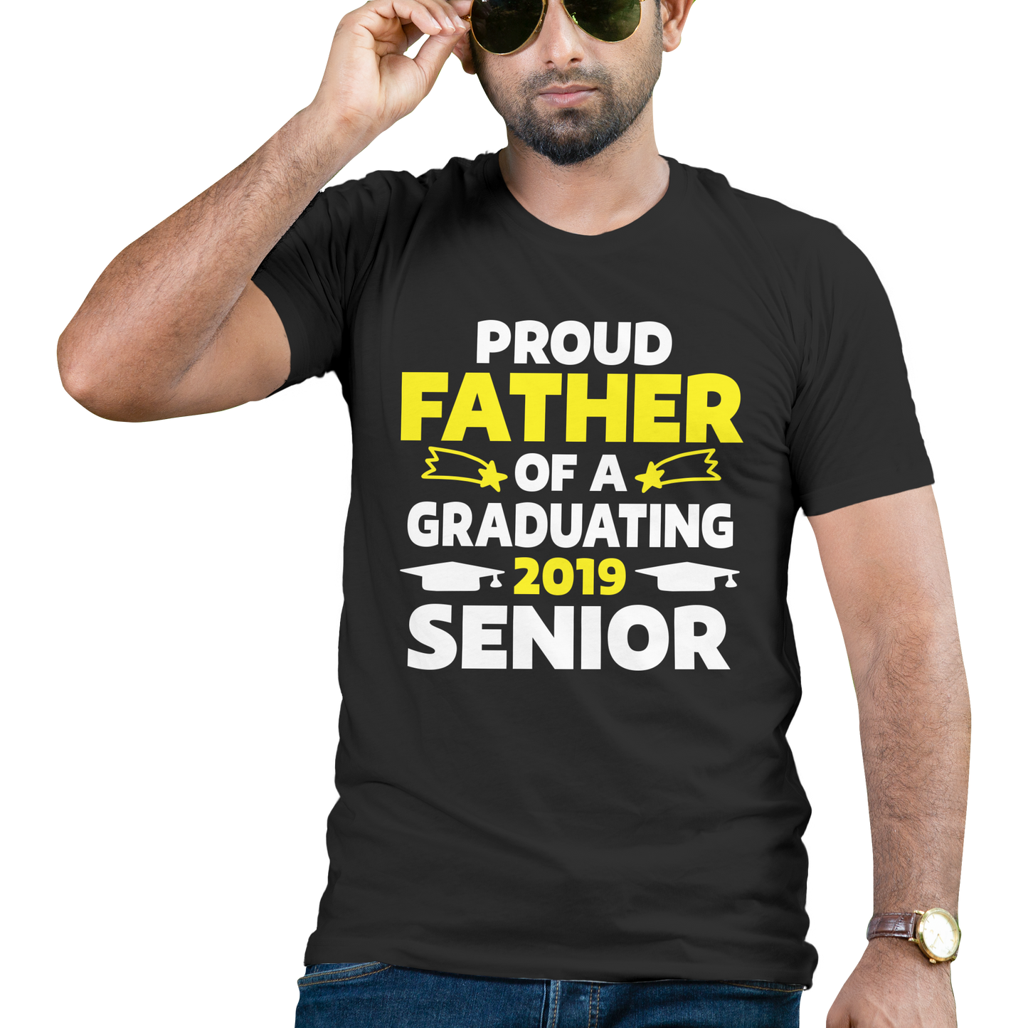Proud Father Of a Graduating - Premium t-shirt from MyDesigns - Just $21.95! Shop now at Lees Krazy Teez