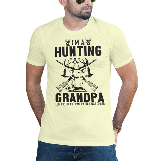 Im a hunting grandpa mens guys t-shirt - Premium t-shirt from MyDesigns - Just $16.95! Shop now at Lees Krazy Teez