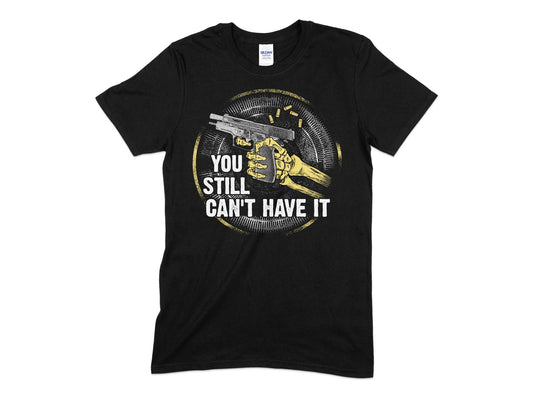 Gun Control You Still Cant veteran Unisex Women's Men's t-shirt - Premium t-shirt from MyDesigns - Just $21.95! Shop now at Lees Krazy Teez