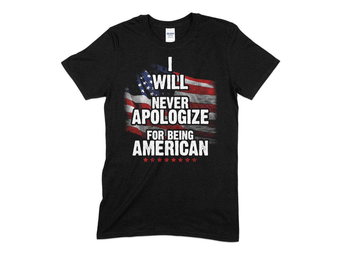 Patriot Never Apologize for being american t-shirt - Premium t-shirt from MyDesigns - Just $21.95! Shop now at Lees Krazy Teez