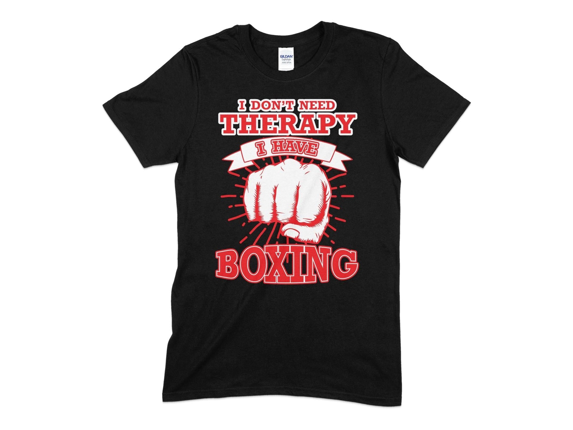 I don't need therape i have boxing t-shirt - Premium t-shirt from MyDesigns - Just $21.95! Shop now at Lees Krazy Teez