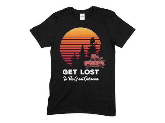 Get lost in the great outdoors unisex t-shirt - Premium t-shirt from MyDesigns - Just $19.95! Shop now at Lees Krazy Teez