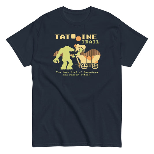 Tat ine trail you have died of dysentery t-shirt - Premium t-shirt from MyDesigns - Just $19.95! Shop now at Lees Krazy Teez