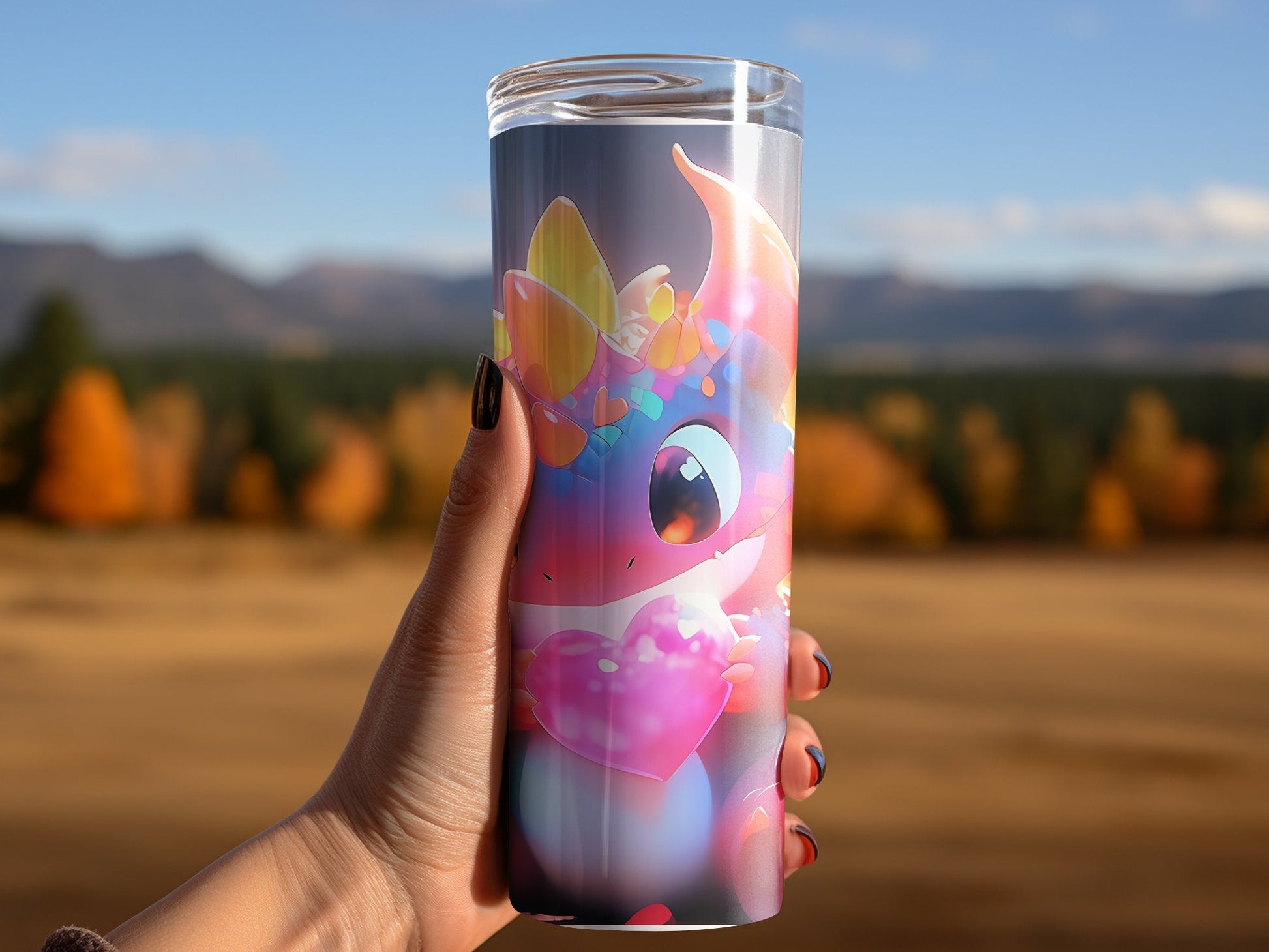 Cute little monster tumbler wrap 20oz skinny tumbler - Premium tumbler from MyDesigns - Just $26.95! Shop now at Lees Krazy Teez