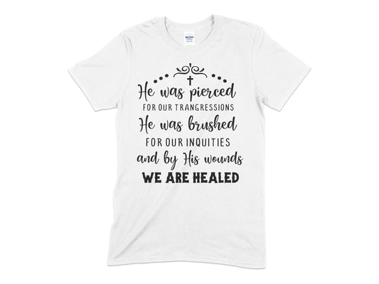 We Are Healed t-shirt - Premium t-shirt from MyDesigns - Just $19.95! Shop now at Lees Krazy Teez