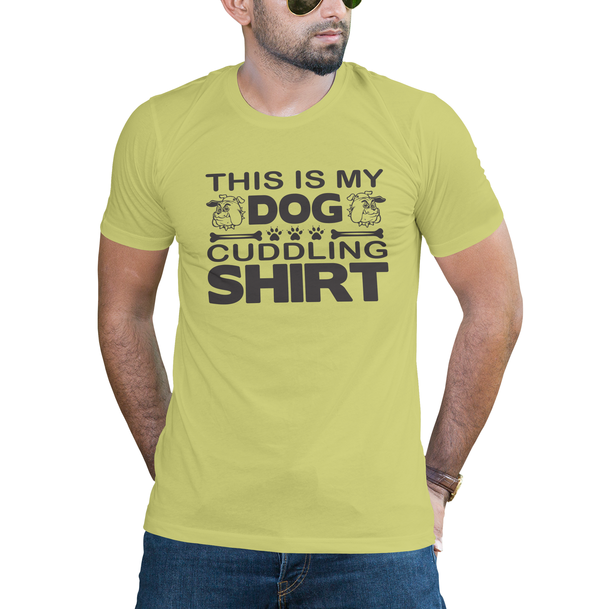 This is my dog cudding shirt t-shirt - Premium t-shirt from MyDesigns - Just $16.95! Shop now at Lees Krazy Teez