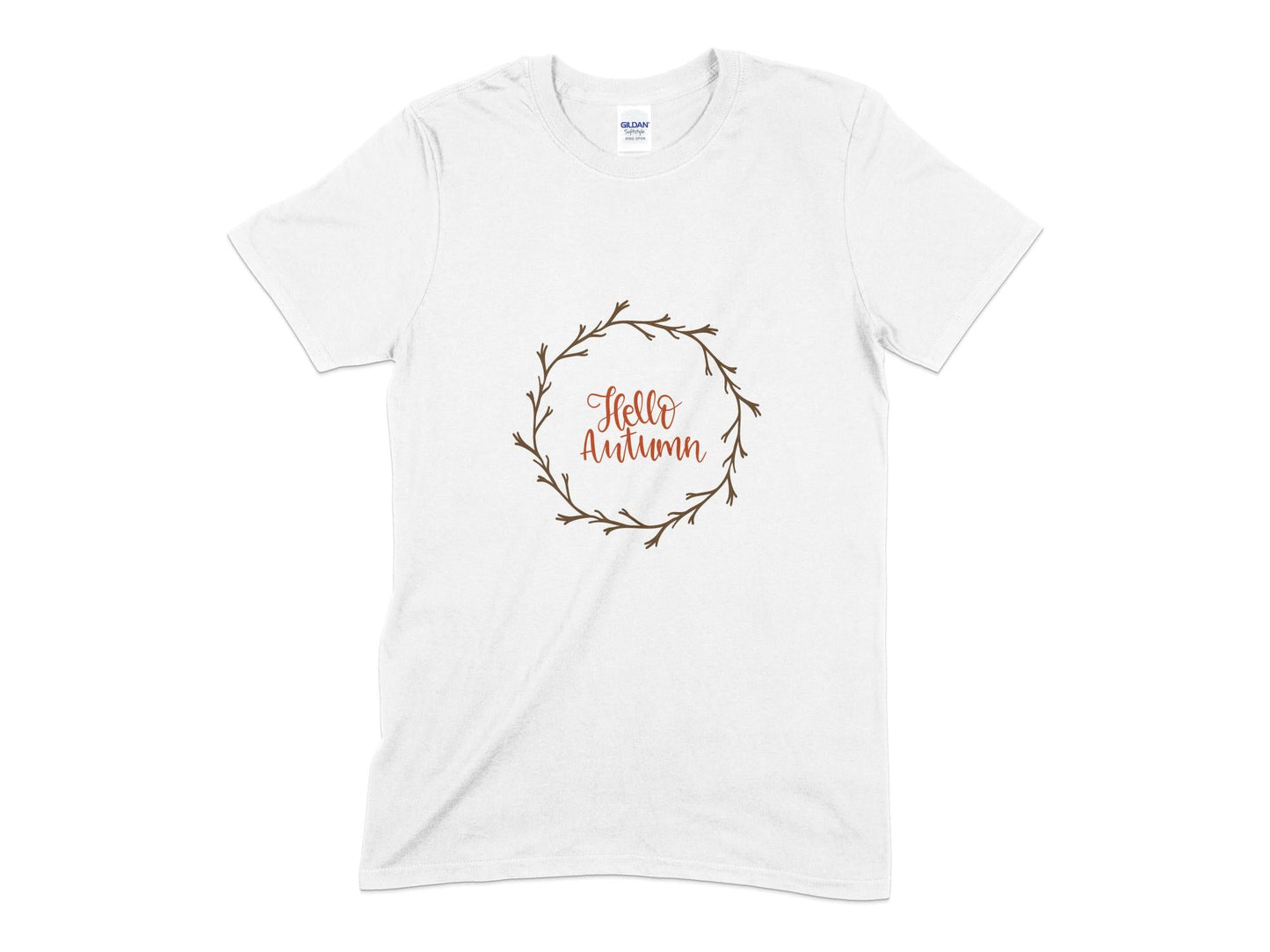 Hello autumn unisex t-shirt - Premium t-shirt from MyDesigns - Just $19.95! Shop now at Lees Krazy Teez