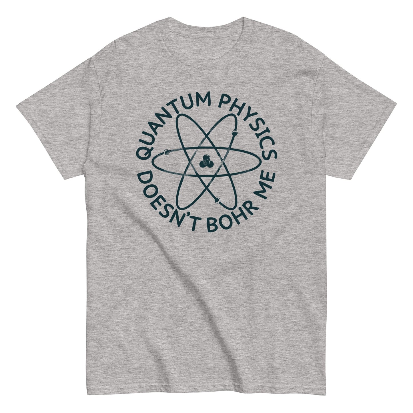 Quantum physics doesn't bohr me Men's t-shirt - Premium t-shirt from MyDesigns - Just $19.95! Shop now at Lees Krazy Teez