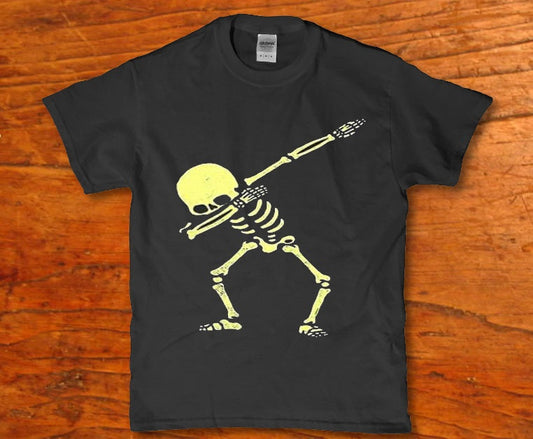 Skeleten dancing funny halloween Men's t-shirt - Premium t-shirt from MyDesigns - Just $19.95! Shop now at Lees Krazy Teez