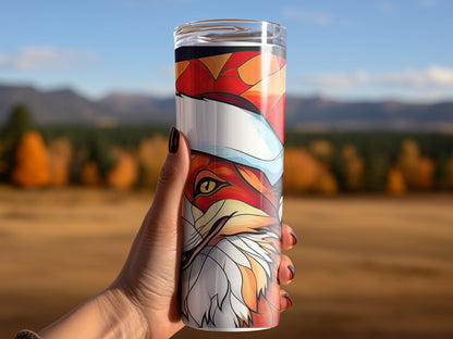 Dog in santa hat skinny awesome 20oz tumbler - Premium tumbler from MyDesigns - Just $26.95! Shop now at Lees Krazy Teez