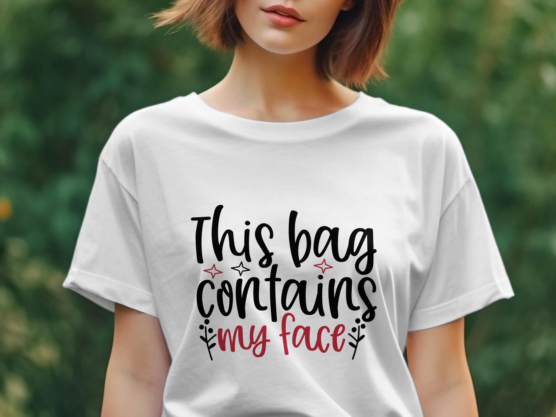 This bag contains my face Women's Ladies t-shirt - Premium  from MyDesigns - Just $19.95! Shop now at Lees Krazy Teez