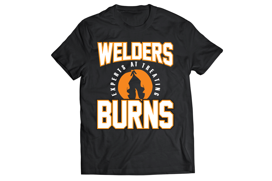 Welders burns mens womens unisex t-shirt - Premium t-shirt from MyDesigns - Just $21.95! Shop now at Lees Krazy Teez