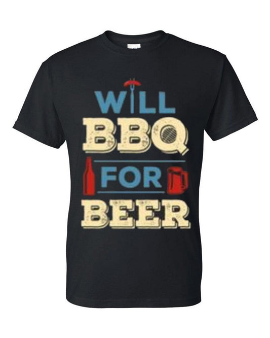 Will bbq for beer drinking Men's t-shirt - Premium t-shirt from MyDesigns - Just $19.95! Shop now at Lees Krazy Teez