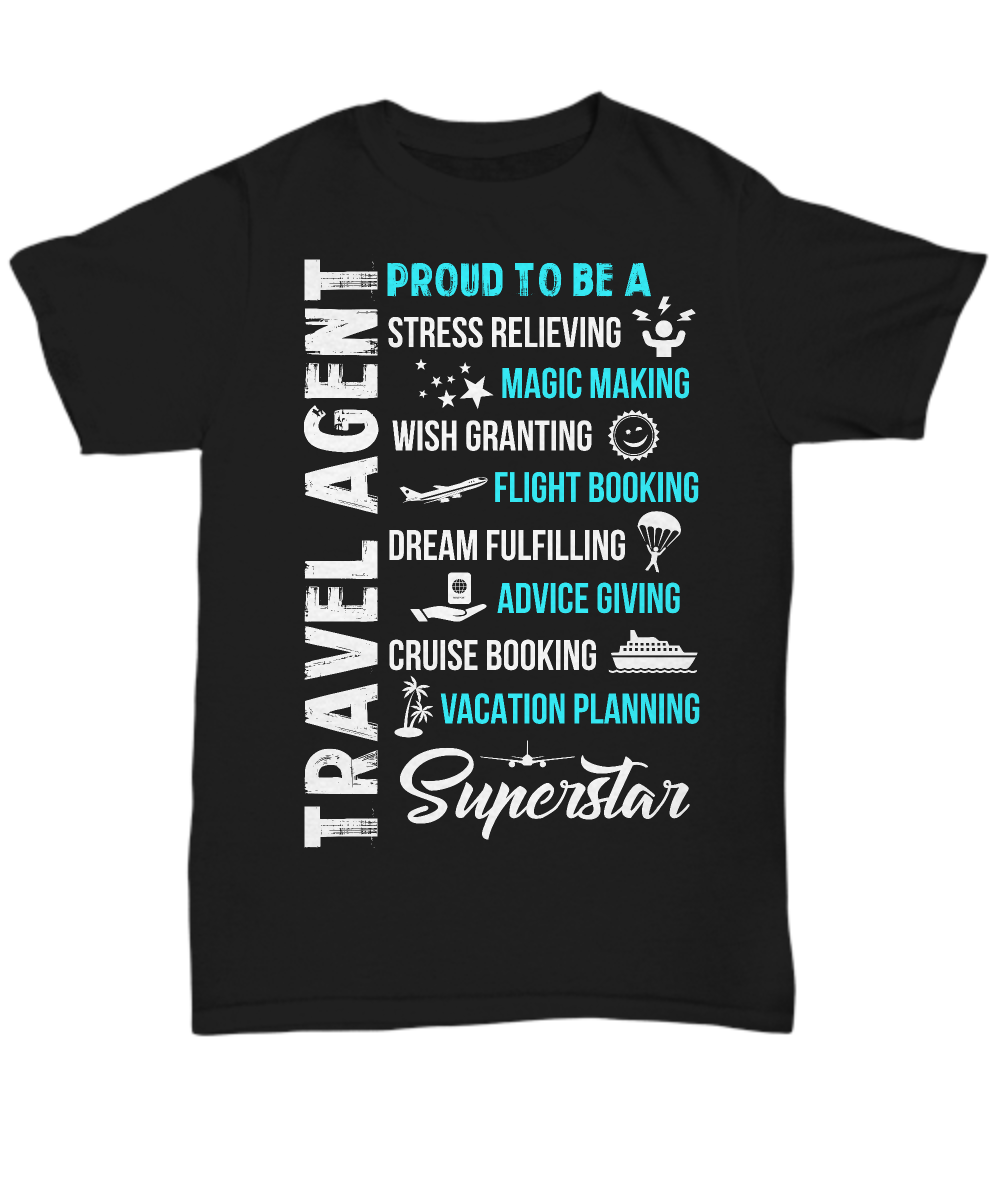 Proud to Be a Travel Agent Men's t-shirt - Premium t-shirt from MyDesigns - Just $16.95! Shop now at Lees Krazy Teez