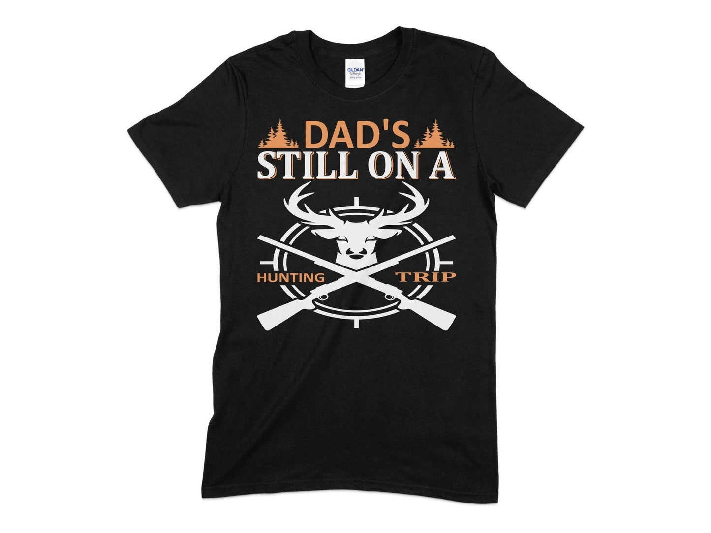 Dad's still on a hunting trip deer hunting Men's t-shirt - Premium t-shirt from MyDesigns - Just $19.95! Shop now at Lees Krazy Teez