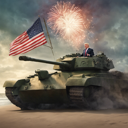 Donald Trump make America great again tank flag 20oz tumbler - Premium tumbler from MyDesigns - Just $29.95! Shop now at Lees Krazy Teez
