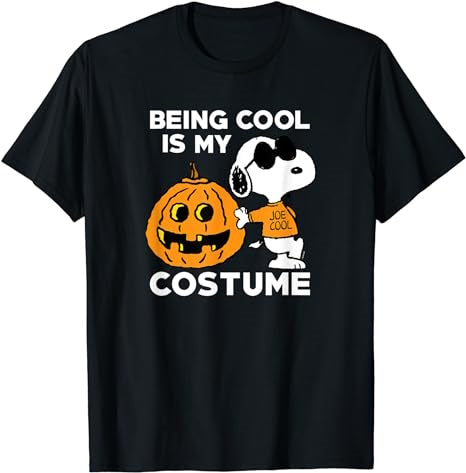 Peanuts Snoopy Cool Halloween Costume T-Shirt - Premium t-shirt from MyDesigns - Just $19.95! Shop now at Lees Krazy Teez