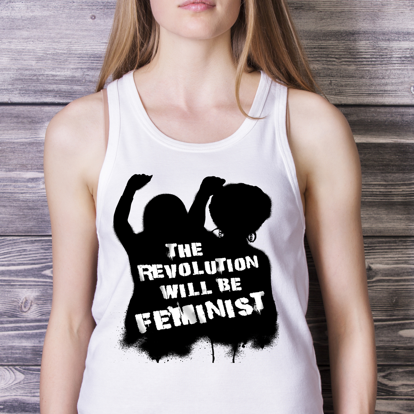The revolution will be feminist Women's tank top - Premium t-shirt from MyDesigns - Just $21! Shop now at Lees Krazy Teez