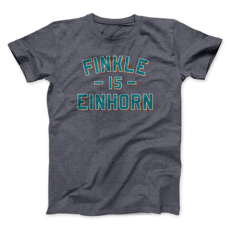 Finkle is Einhorn classitc grey t-shirt - Premium t-shirt from MyDesigns - Just $19.95! Shop now at Lees Krazy Teez