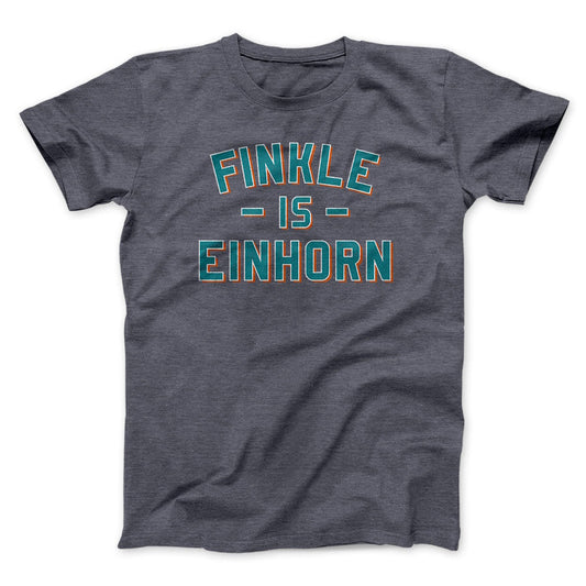 Finkle is Einhorn classitc grey t-shirt - Premium t-shirt from MyDesigns - Just $19.95! Shop now at Lees Krazy Teez