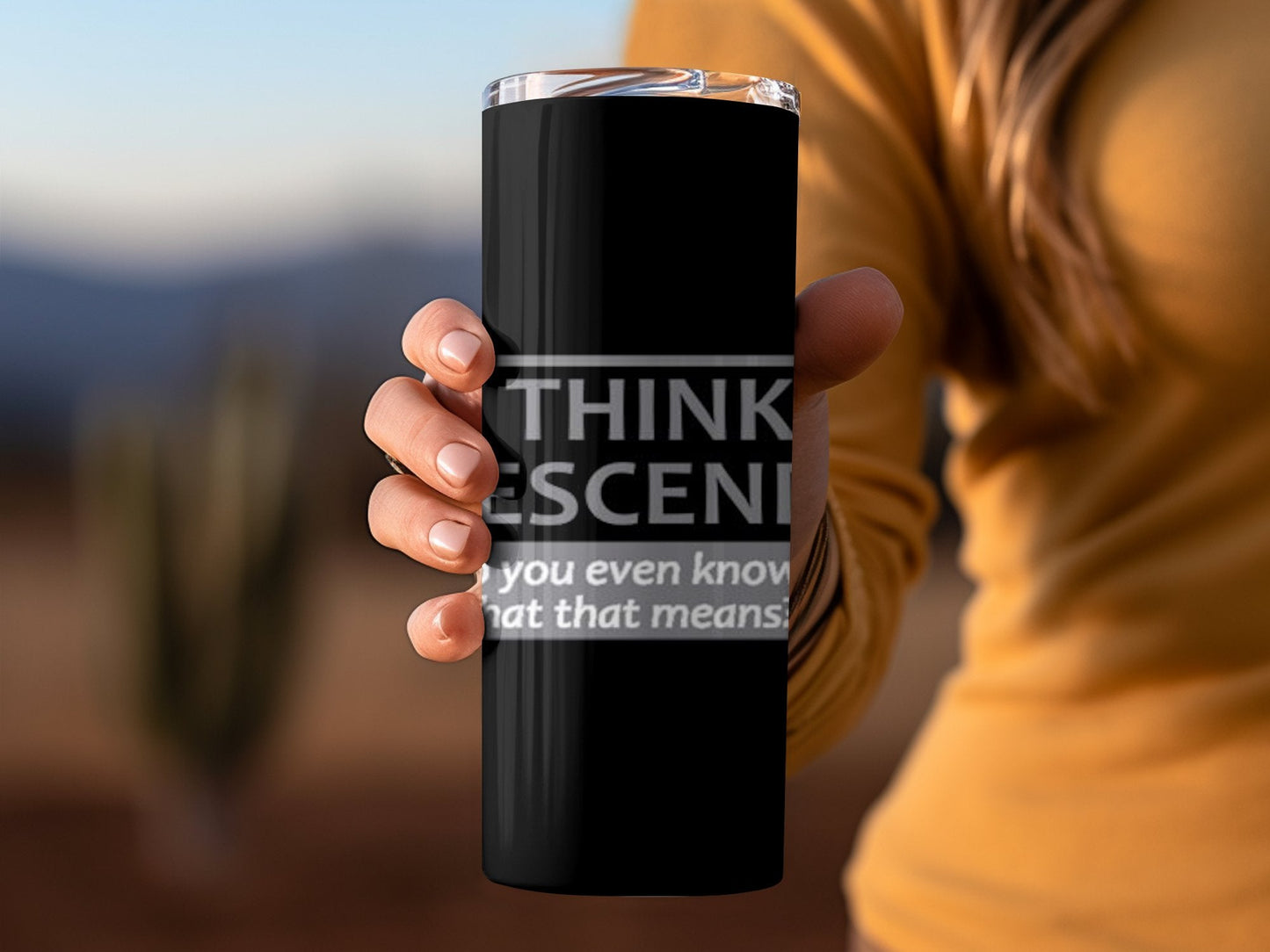 You think I'm condescending funny tumbler - Premium tumbler from MyDesigns - Just $29.95! Shop now at Lees Krazy Teez