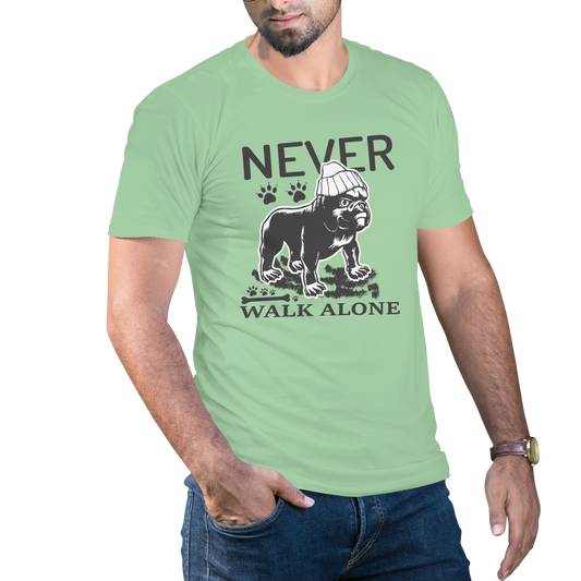 Never walk alone t-shirt - Premium t-shirt from MyDesigns - Just $16.95! Shop now at Lees Krazy Teez