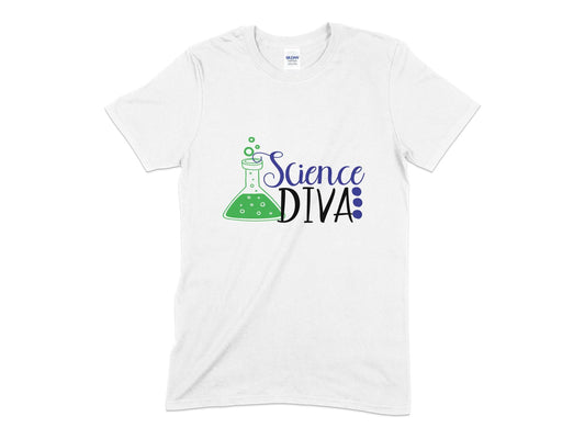 Science diva t-shirt - Premium t-shirt from MyDesigns - Just $21! Shop now at Lees Krazy Teez
