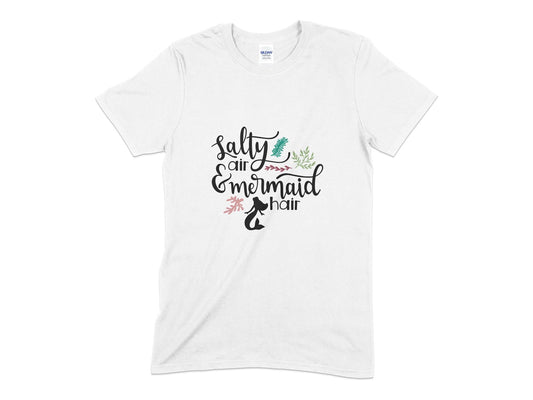 Salty air mermaid hair hilarous womens t-shirt - Premium t-shirt from MyDesigns - Just $19.95! Shop now at Lees Krazy Teez