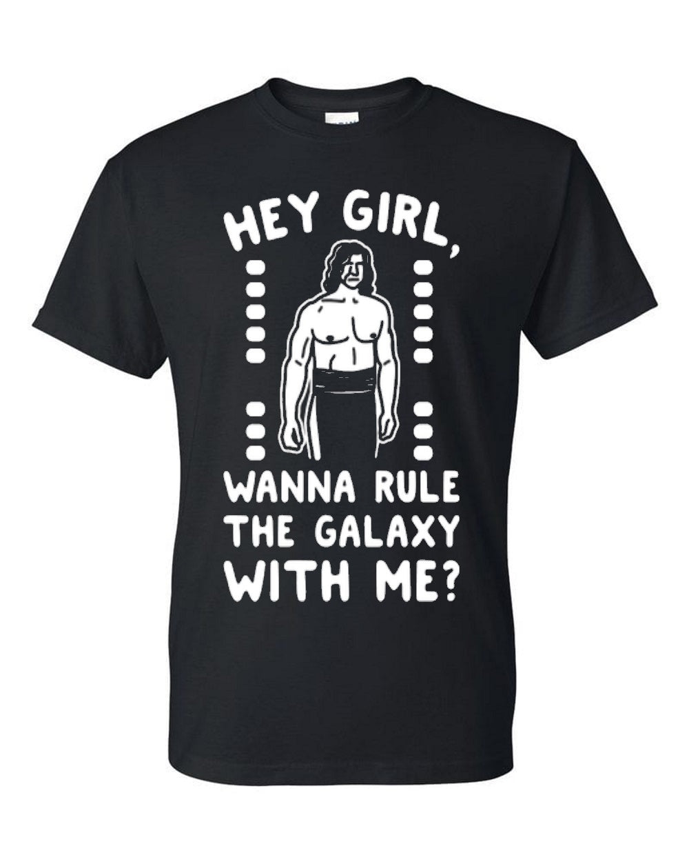 Hey Girl wanna rule the galaxy with me t-shirt - Premium t-shirt from MyDesigns - Just $19.95! Shop now at Lees Krazy Teez