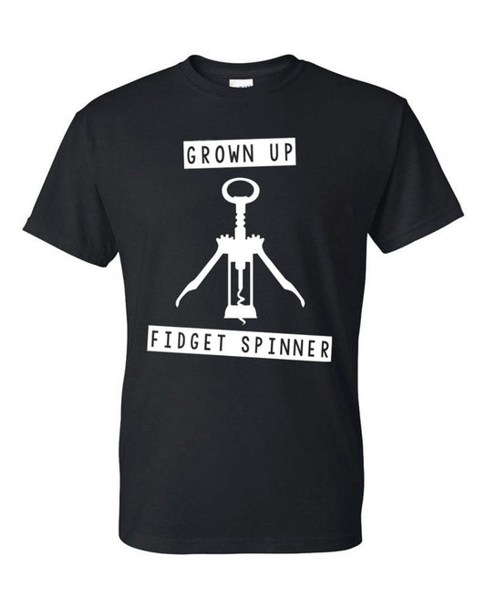 Grown up fidget spinner Men's t-shirt - Premium t-shirt from MyDesigns - Just $19.95! Shop now at Lees Krazy Teez