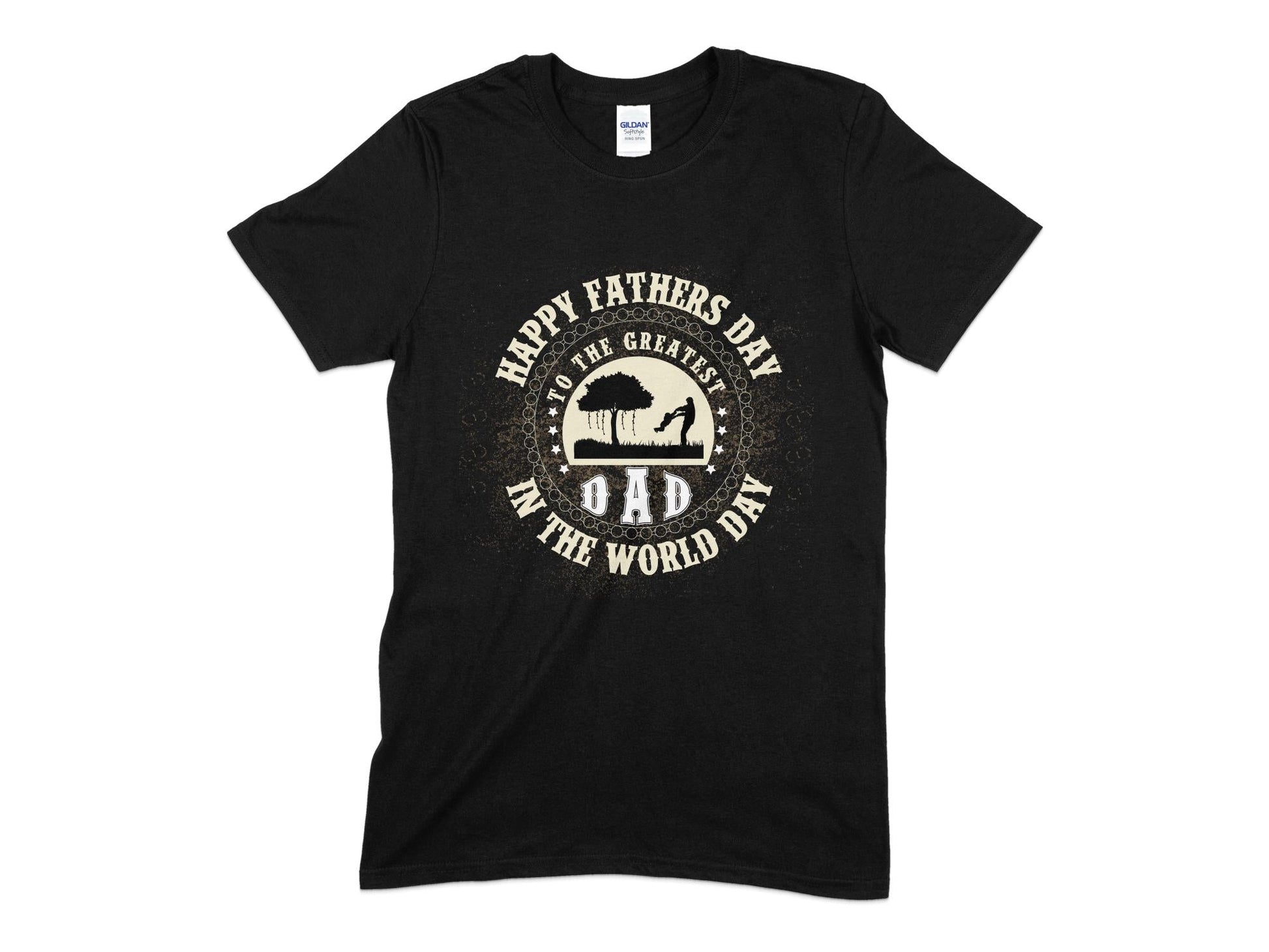 Happy fathers day dad in the world day t-shirt - Premium t-shirt from MyDesigns - Just $21.95! Shop now at Lees Krazy Teez