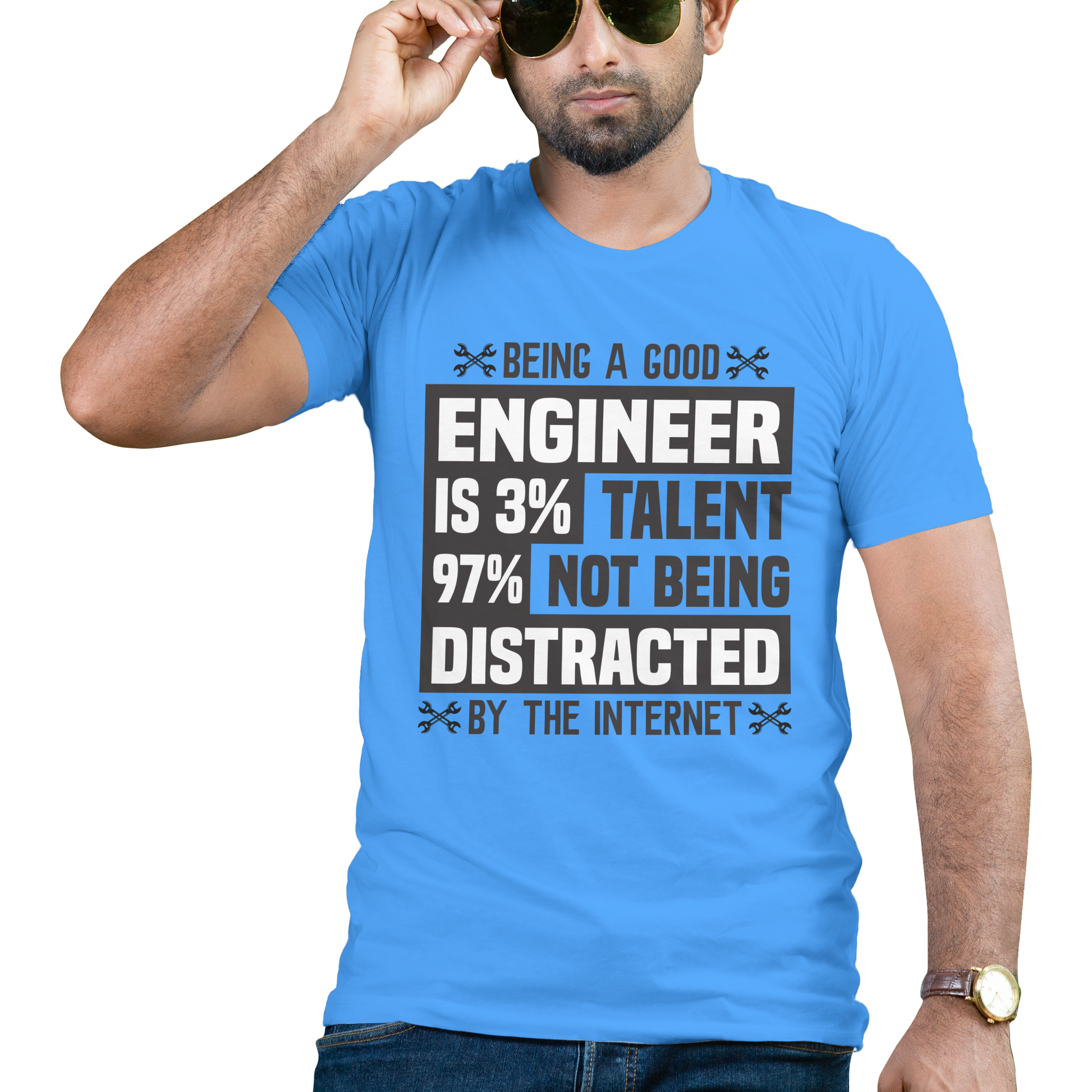 Being a good engineer is 3 percent talent t-shirt - Premium t-shirt from MyDesigns - Just $19.95! Shop now at Lees Krazy Teez