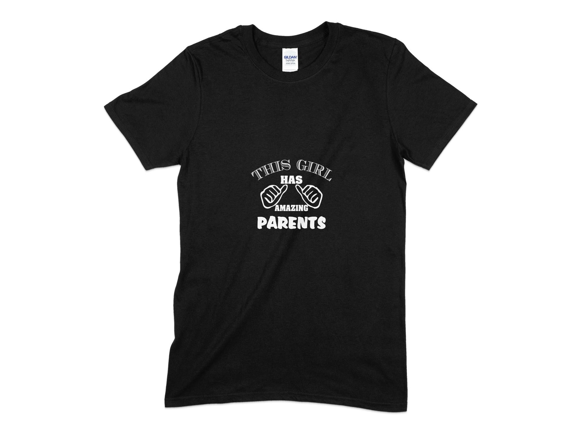 this girl has amazing parents - Premium t-shirt from MyDesigns - Just $19.95! Shop now at Lees Krazy Teez