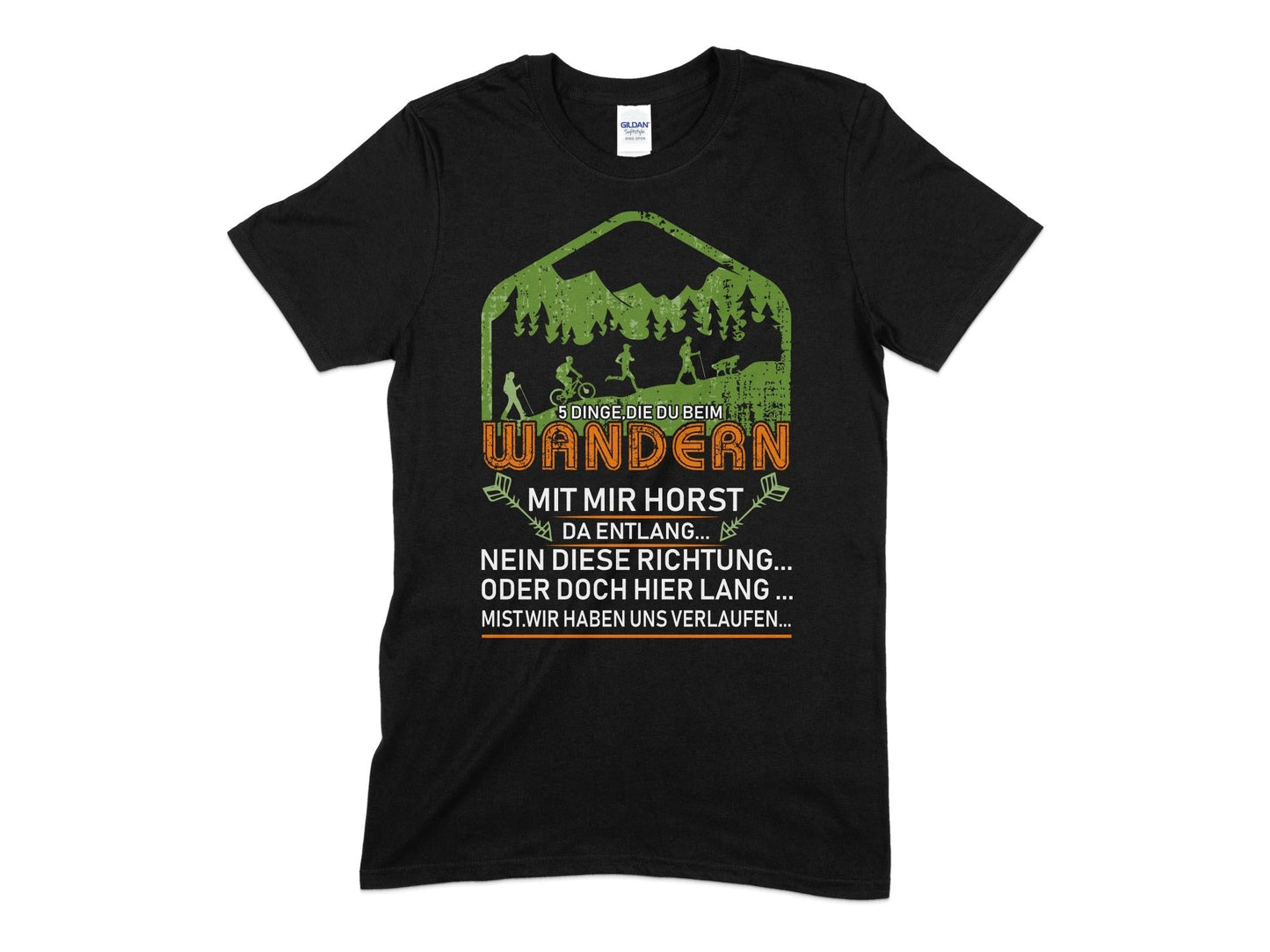 Wandern mit mir horst hiking t-shirt - Premium t-shirt from MyDesigns - Just $19.95! Shop now at Lees Krazy Teez
