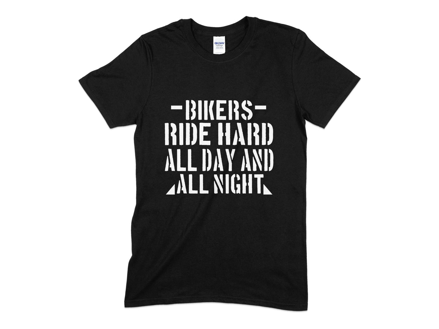 Bikers Ride Hard All Day And All Night - Premium t-shirt from MyDesigns - Just $21.95! Shop now at Lees Krazy Teez