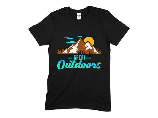 Great outdoors hiking tee shirt - Premium t-shirt from MyDesigns - Just $19.95! Shop now at Lees Krazy Teez