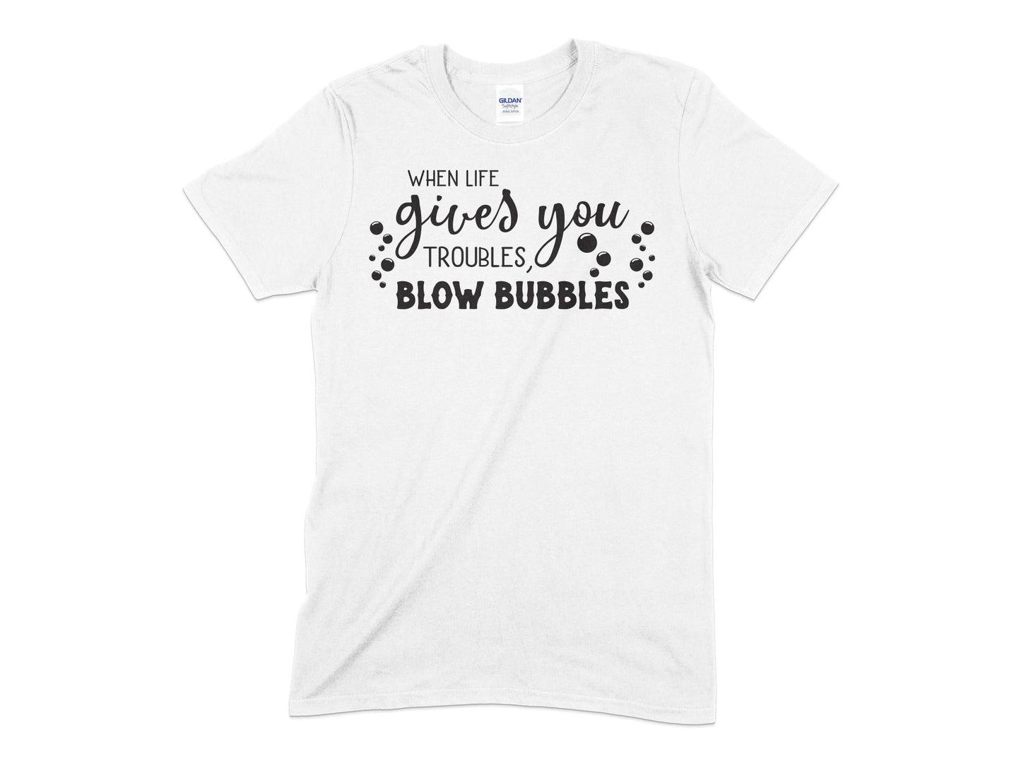 When life gives you troubles t-shirt - Premium t-shirt from MyDesigns - Just $19.95! Shop now at Lees Krazy Teez