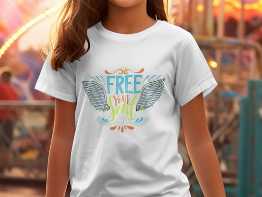 Free Your Soul Women's Ladies t-shirt - Premium t-shirt from MyDesigns - Just $19.95! Shop now at Lees Krazy Teez