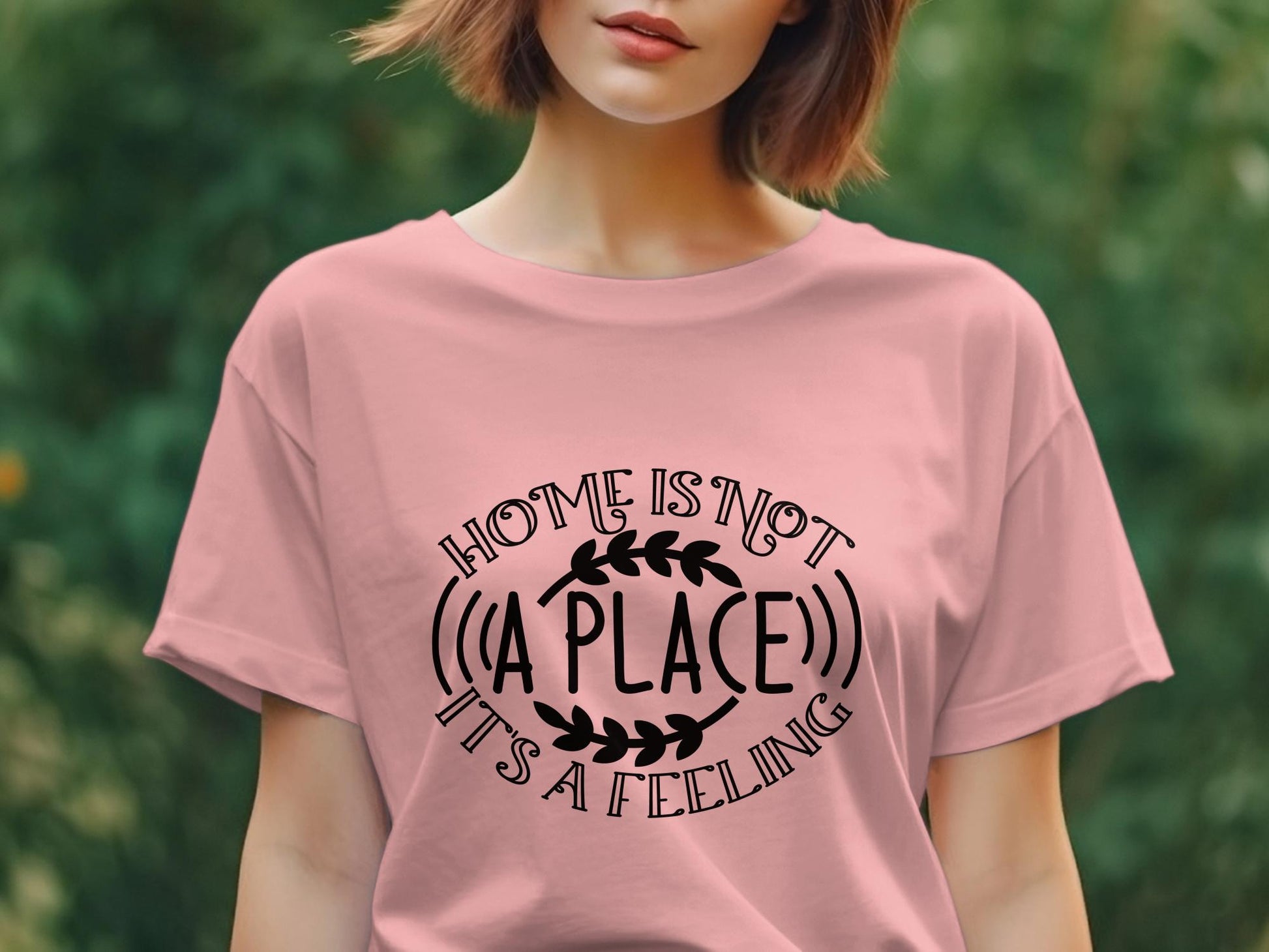 home is not a place it's a feeling Women's tee - Premium t-shirt from MyDesigns - Just $19.95! Shop now at Lees Krazy Teez