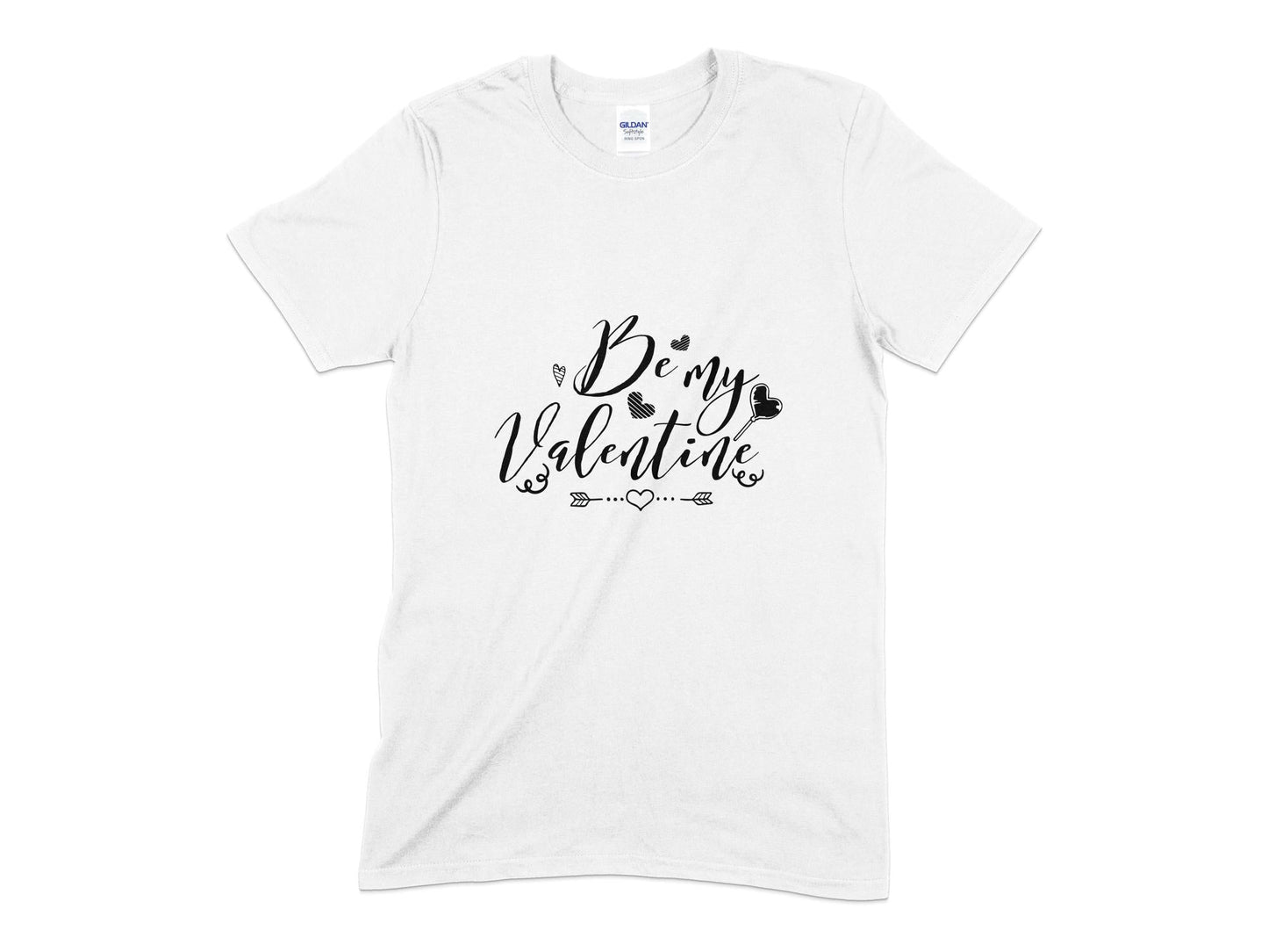 Be my valentine Mens womens unisex t-shirt - Premium t-shirt from MyDesigns - Just $19.95! Shop now at Lees Krazy Teez