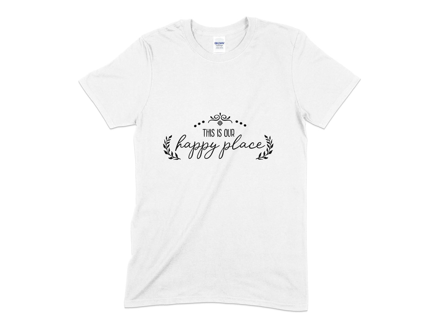 This is our happy place Unisex Men's Women's t-shirt - Premium t-shirt from MyDesigns - Just $19.95! Shop now at Lees Krazy Teez