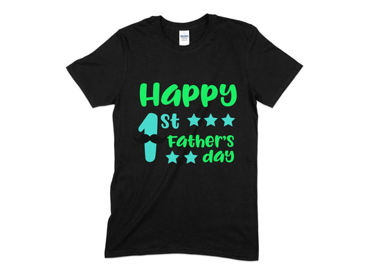 Happy 1st Fathers Day t-shirt - Premium t-shirt from MyDesigns - Just $17.95! Shop now at Lees Krazy Teez