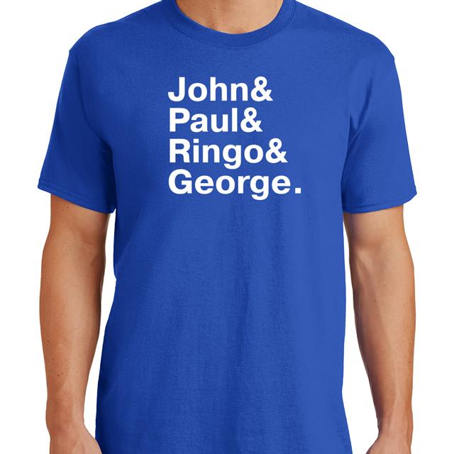 Beatle names John Paul Ringo George Men's t-shirt - Premium t-shirt from Lees Krazy Teez - Just $16.95! Shop now at Lees Krazy Teez