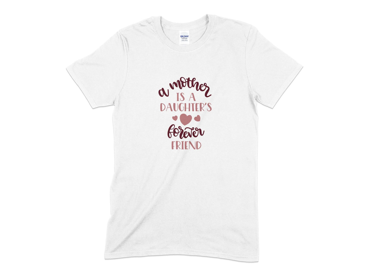 A mother is a daughter's forever friend Women's tee - Premium t-shirt from MyDesigns - Just $21.95! Shop now at Lees Krazy Teez