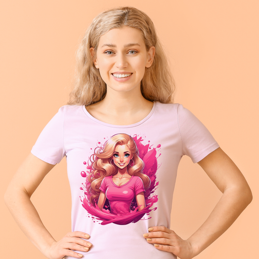 barbie tshirts pink barbie shirt - Premium t-shirt from Lees Krazy Teez - Just $21.95! Shop now at Lees Krazy Teez