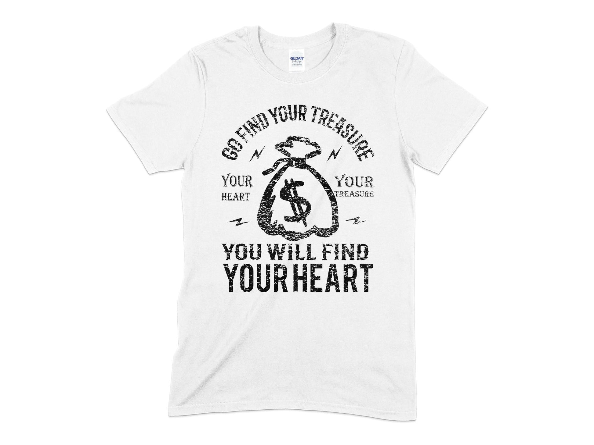 Go find your treasure t-shirt - Premium t-shirt from MyDesigns - Just $19.95! Shop now at Lees Krazy Teez