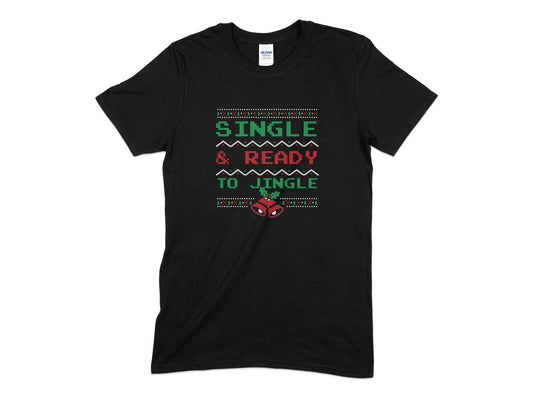 Single and ready to jingle t-shirt - Premium t-shirt from MyDesigns - Just $21.95! Shop now at Lees Krazy Teez