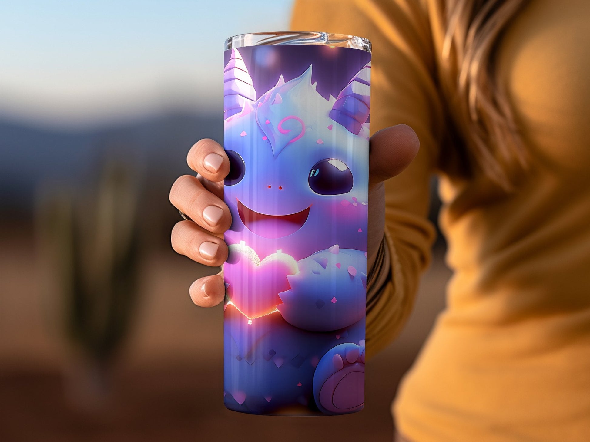 Cute purple monster tumbler wrap 20oz skinny tumbler - Premium tumbler from MyDesigns - Just $26.95! Shop now at Lees Krazy Teez