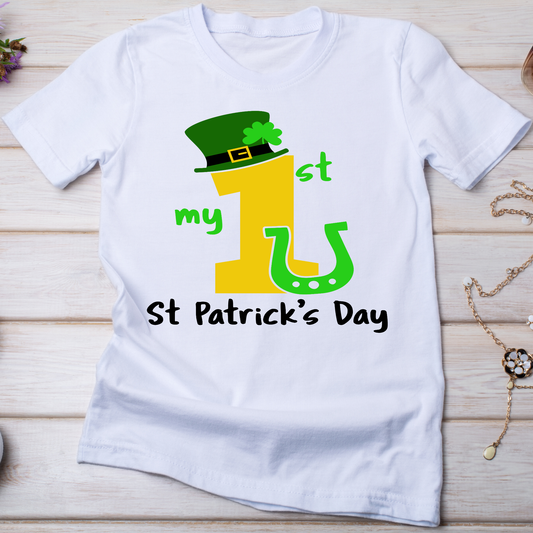 My 1st St Patricks day Women's t-shirt St. Patty's Day Shirt - Premium t-shirt from MyDesigns - Just $21! Shop now at Lees Krazy Teez