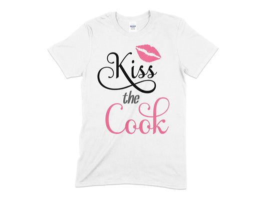 Kiss The Cook womens t-shirt - Premium t-shirt from MyDesigns - Just $18.95! Shop now at Lees Krazy Teez